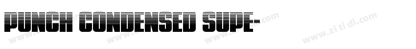 Punch Condensed Supe字体转换